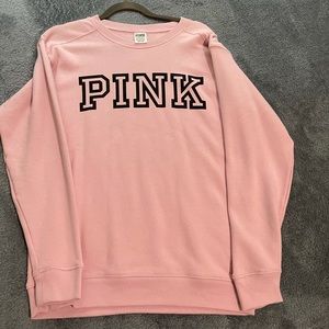 PINK Varsity Crew Sweatshirt XS